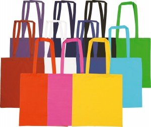 Colours available for Snowdown Cotton Custom Tote Bags from The Promobag Warehouse