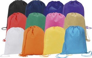 Rainham Environmentally Friendly Drawstring Branded Bags