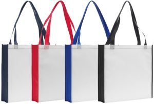 Rochester Contrast Promotional Tote Bags Colours available from The Promobag Warehouse