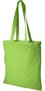 Image Showing of Madras Company Branded Tote Bags in Lime from The Promobag Warehouse