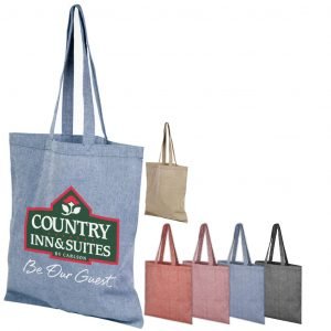 Pheebs Recycled Promotional Tote Bags available in 5 colours from The Promobag Warehouse
